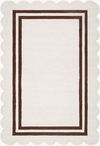 Scalloped Handmade Rug thumbnail 0