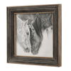 Custom Black And White Horses Print, Painting by Uttermost, 31.5" width x 31.5" height x 2.75" depth thumbnail 4