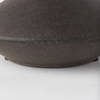 Rylee 6.9H Dark Brown Ceramic Vase, by Mercana, 7.87" length x 7.87" width x 6.89" height thumbnail 7