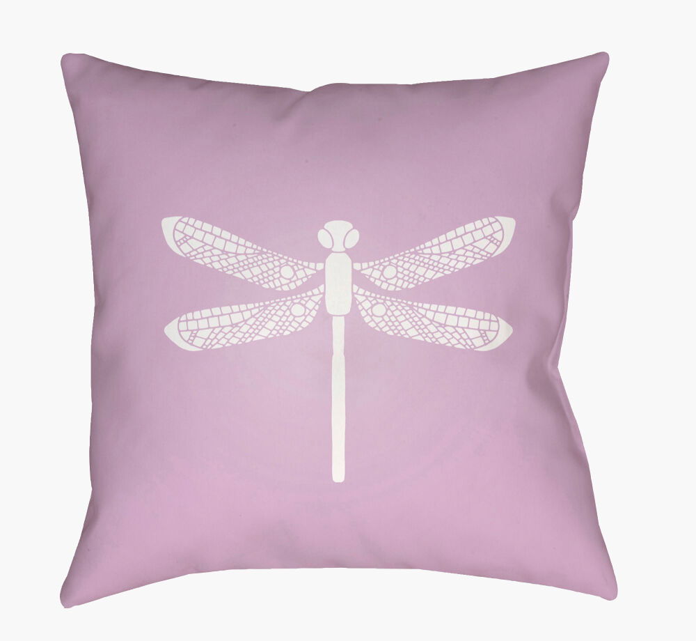 Dragonfly Accent Pillow, Decorative Pillow by Surya, 18" length x 18" width