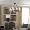 Ellipse 10 Light Dark Bronze Chandelier 1 Ellipse 10 Light Dark Bronze Chandelier thumbnail 1