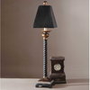 Bellcord Black Buffet Lamp, by Uttermost, 7.5" width x 2'7.25" height x 7.5" depth thumbnail 2