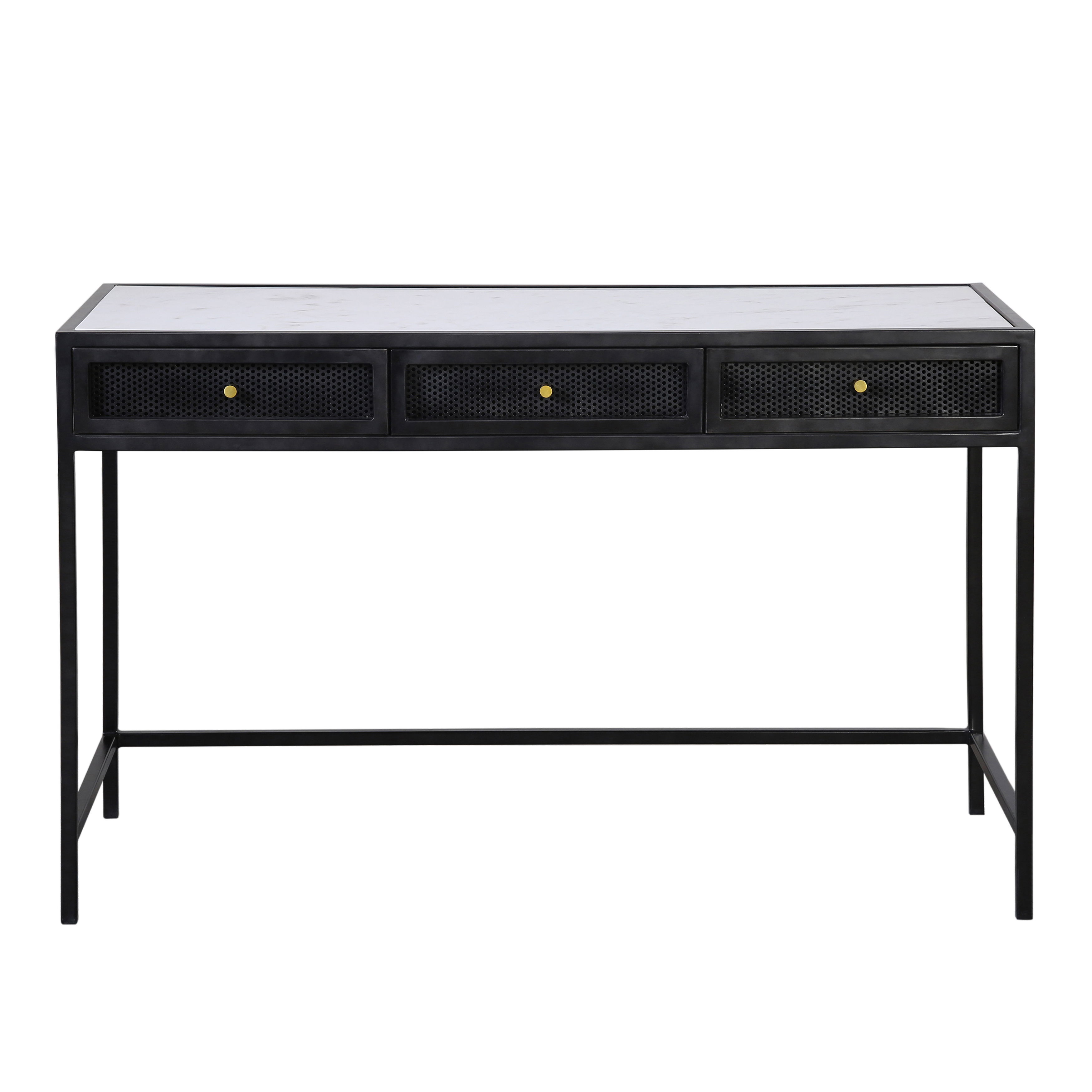 Alaina Desk, by Dovetail, 48" width x 30" height x 20" depth View 2