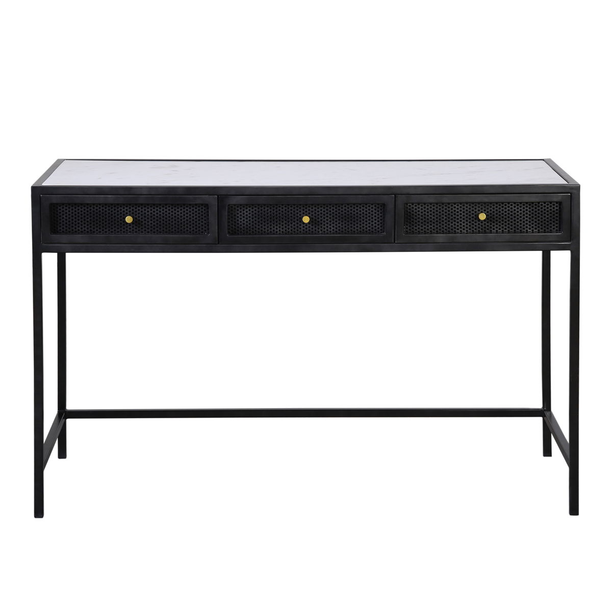 Alaina Desk, by Dovetail, 48" width x 30" height x 20" depth View 2