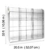 Farmhouse Plaid Black & White Wallpaper thumbnail 2