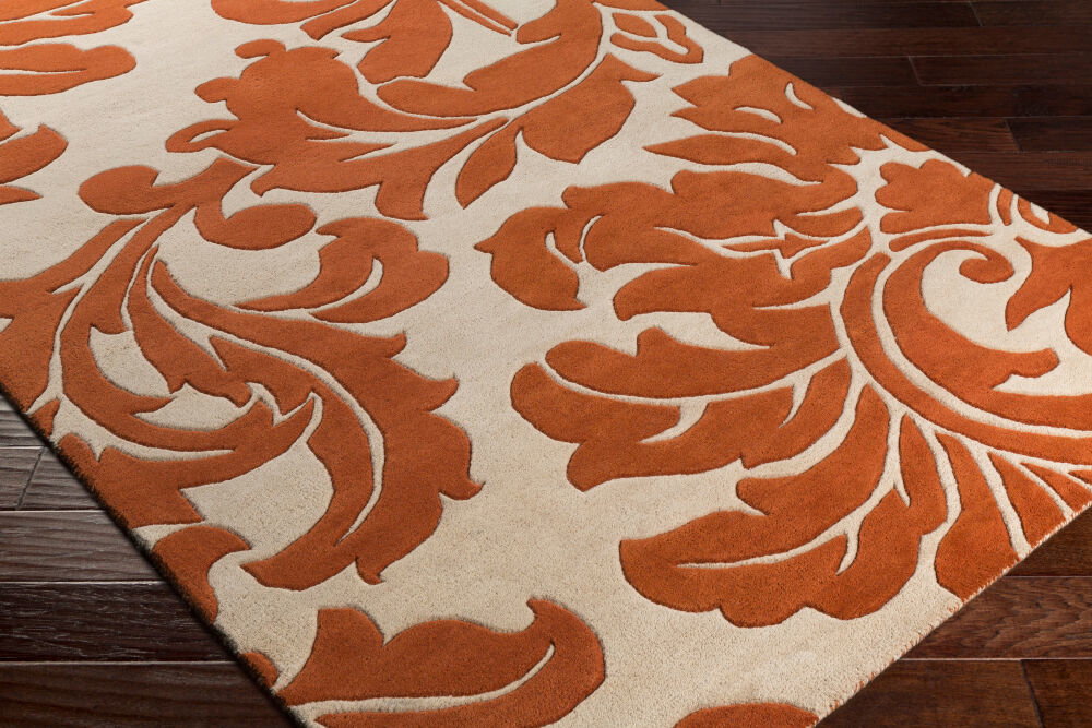 Athena Handmade Rug, by Surya, 6' length x 6' width