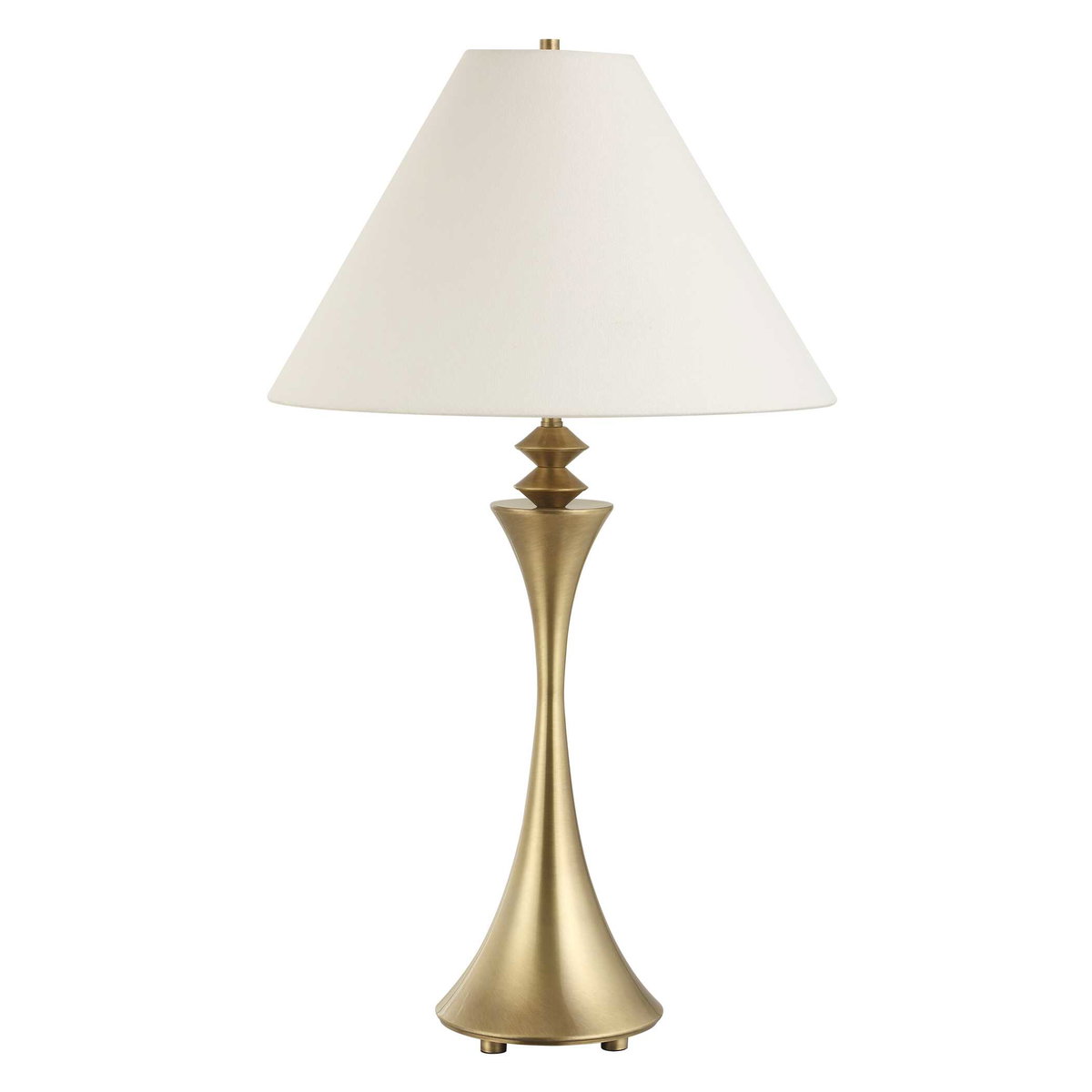 Shaefer Gold Table Lamp, by Uttermost, 17" width x 30.25" height x 17" depth View 5