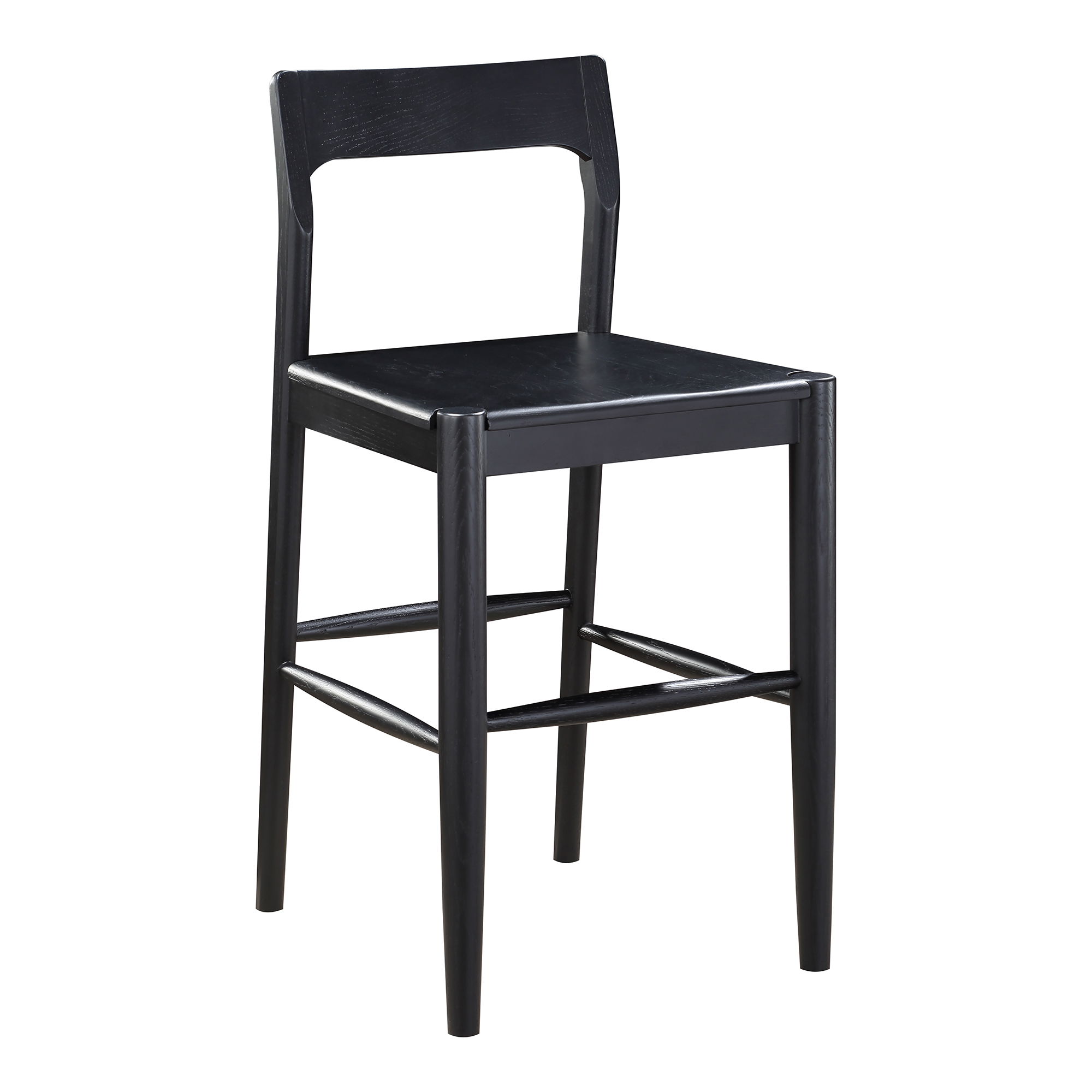 Owing Counter Stool Black, Counter & Bar Stool by Moe's Home, 19.5" width x 38" height x 20" depth View 2