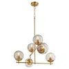 Edmonds 6 - Light Sputnik Modern Linear Chandelier thumbnail 0