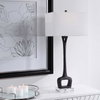 Darbie Iron Table Lamp, by Uttermost, 1'4" width x 2'11.75" height x 10" depth thumbnail 2
