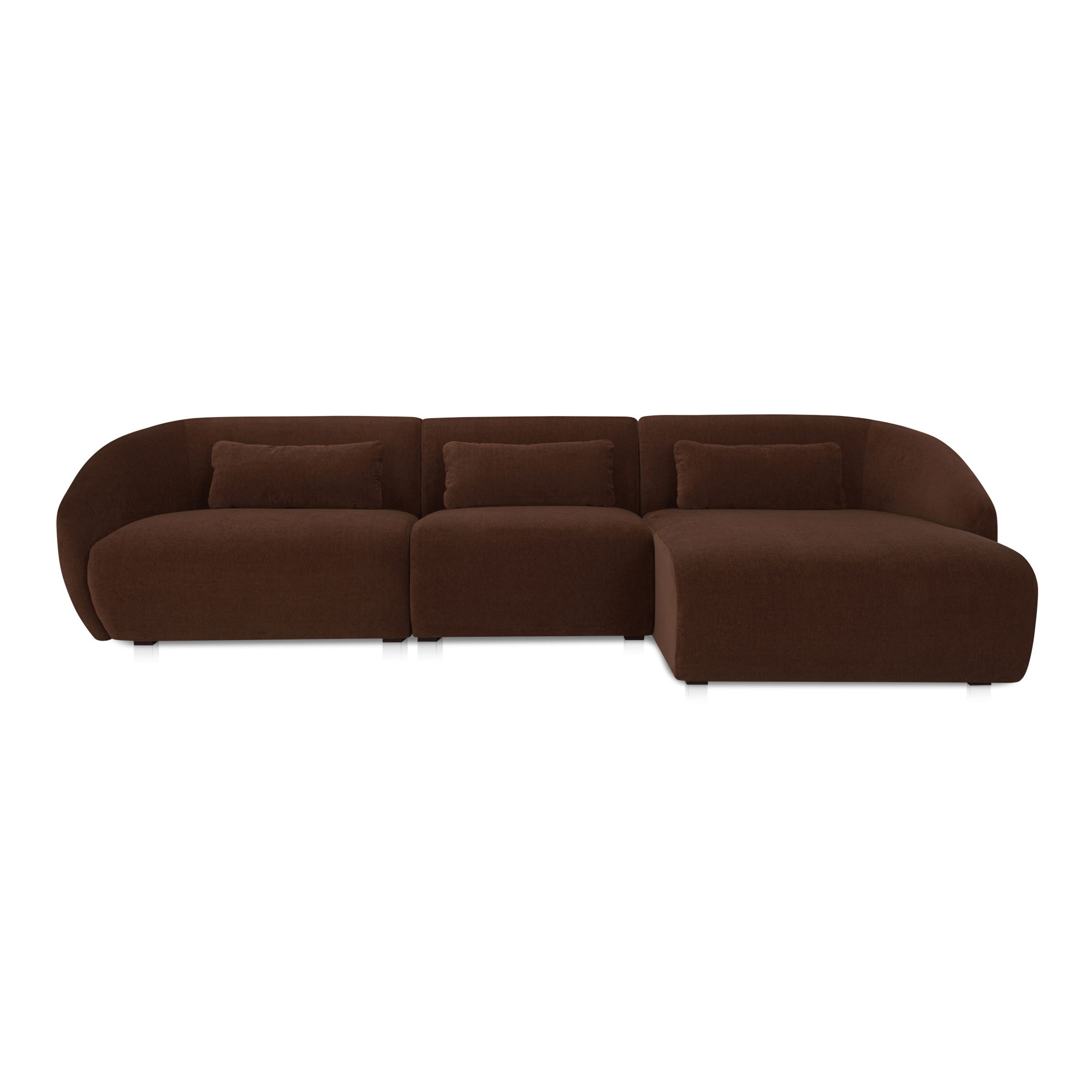 Amelia Lounge Modular Right Sectional Chestnut large image 