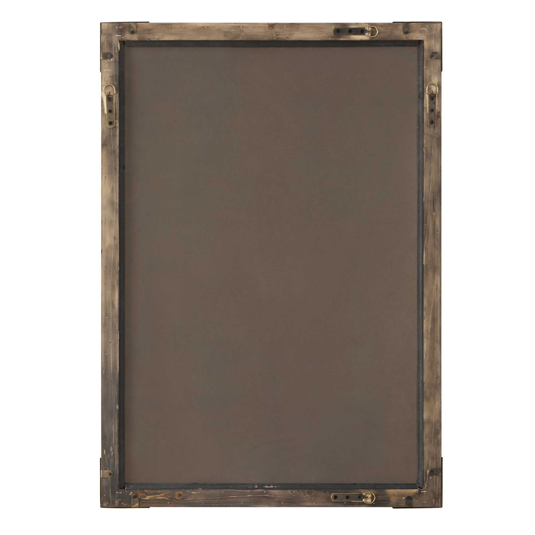 Rhea Walnut Mirror, by Uttermost, 27.5" width x 39.37" height x 1.62" depth View 7