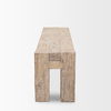 McArthur Whitewash Reclaimed Wood Bench thumbnail 3