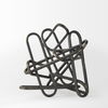 Henderson  Black Metal Paperclip Decorative Object, by Mercana, 10.43" length x 8.27" width x 7.68" height thumbnail 7