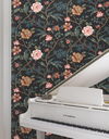 Courtyard Botanical Scarlet Wallpaper thumbnail 2