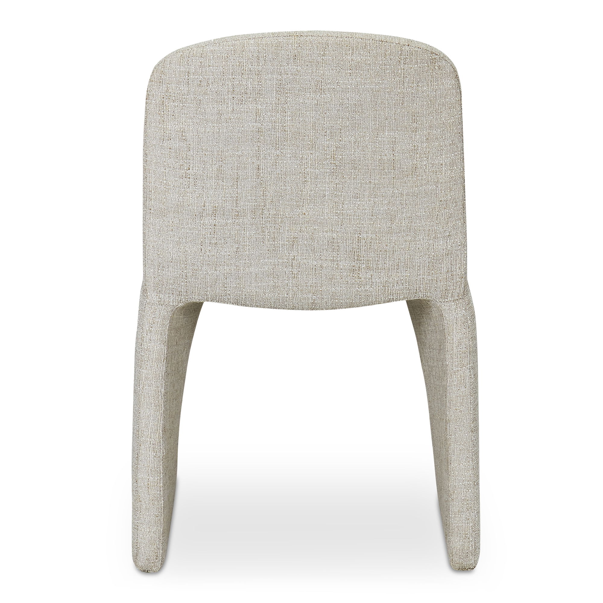 Ella Dining Chair Heather Beige, by Moe's Home, 22" width x 33" height x 22.5" depth View 3