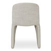 Ella Dining Chair Heather Beige, by Moe's Home, 22" width x 33" height x 22.5" depth thumbnail 3