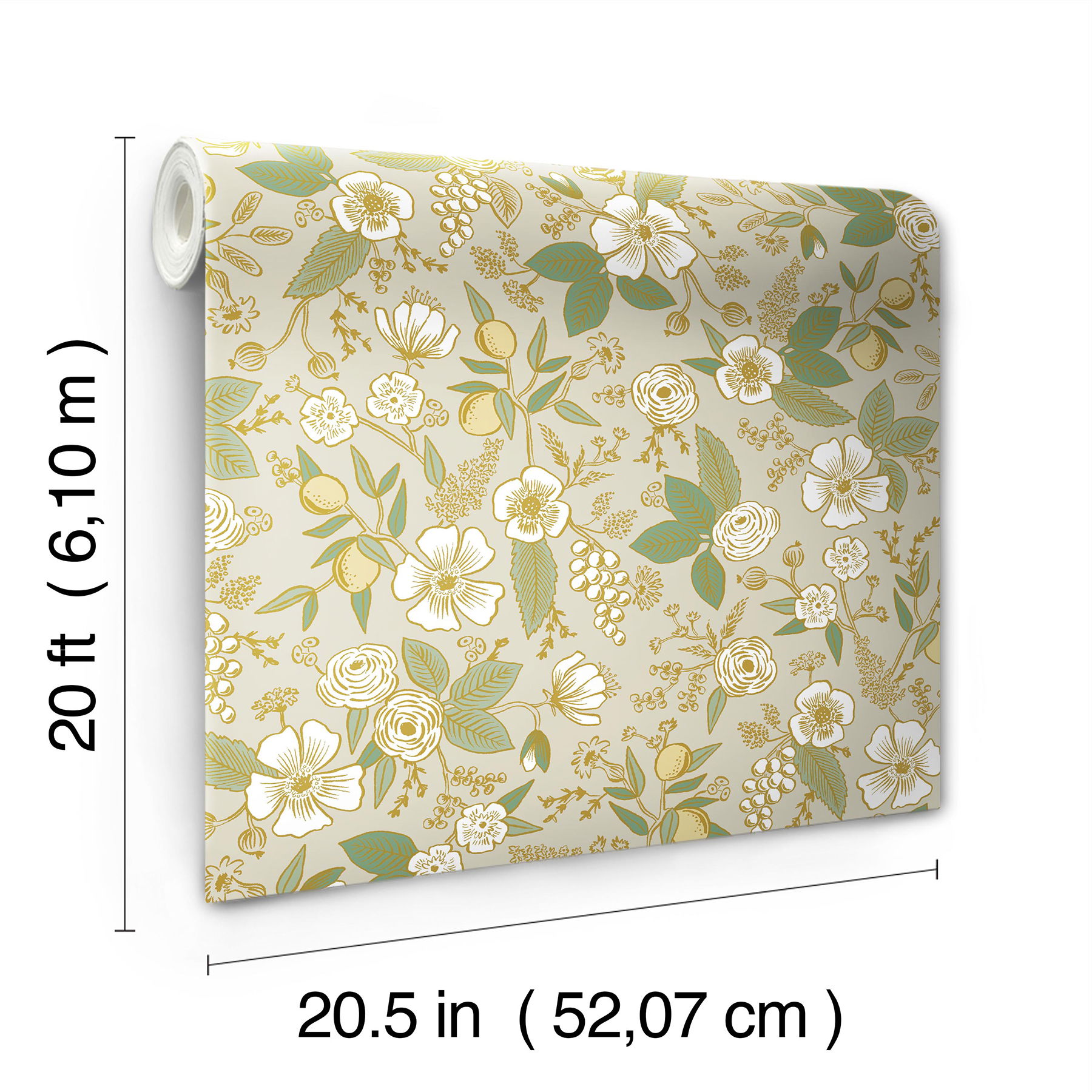 Colette Linen Peel & Stick Wallpaper large image 