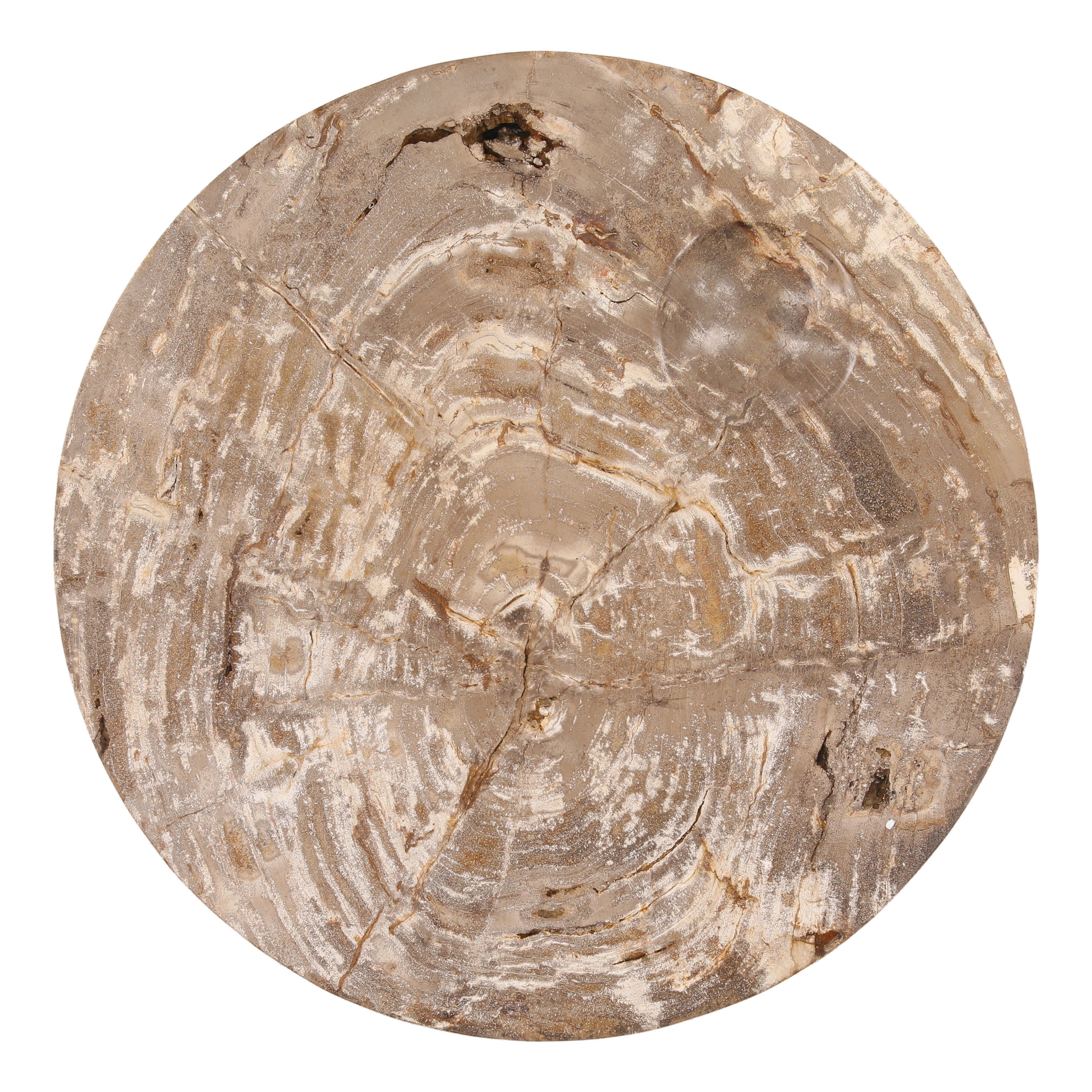 Brittany Coffee Table Natural Small, by Dovetail, 21.65" width x 13.1" height x 21.65" diameter x 21.65" depth View 2