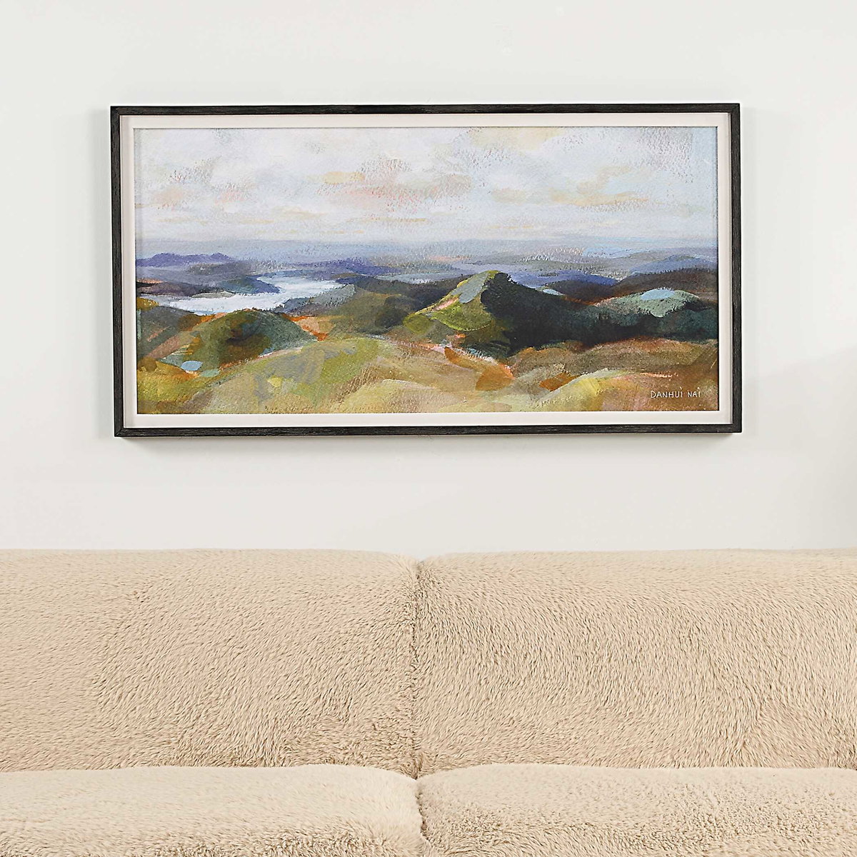 Above The Lakes Framed Landscape Print, by Uttermost, 4'3.25" width x 2'3.25" height x 2" depth View 2