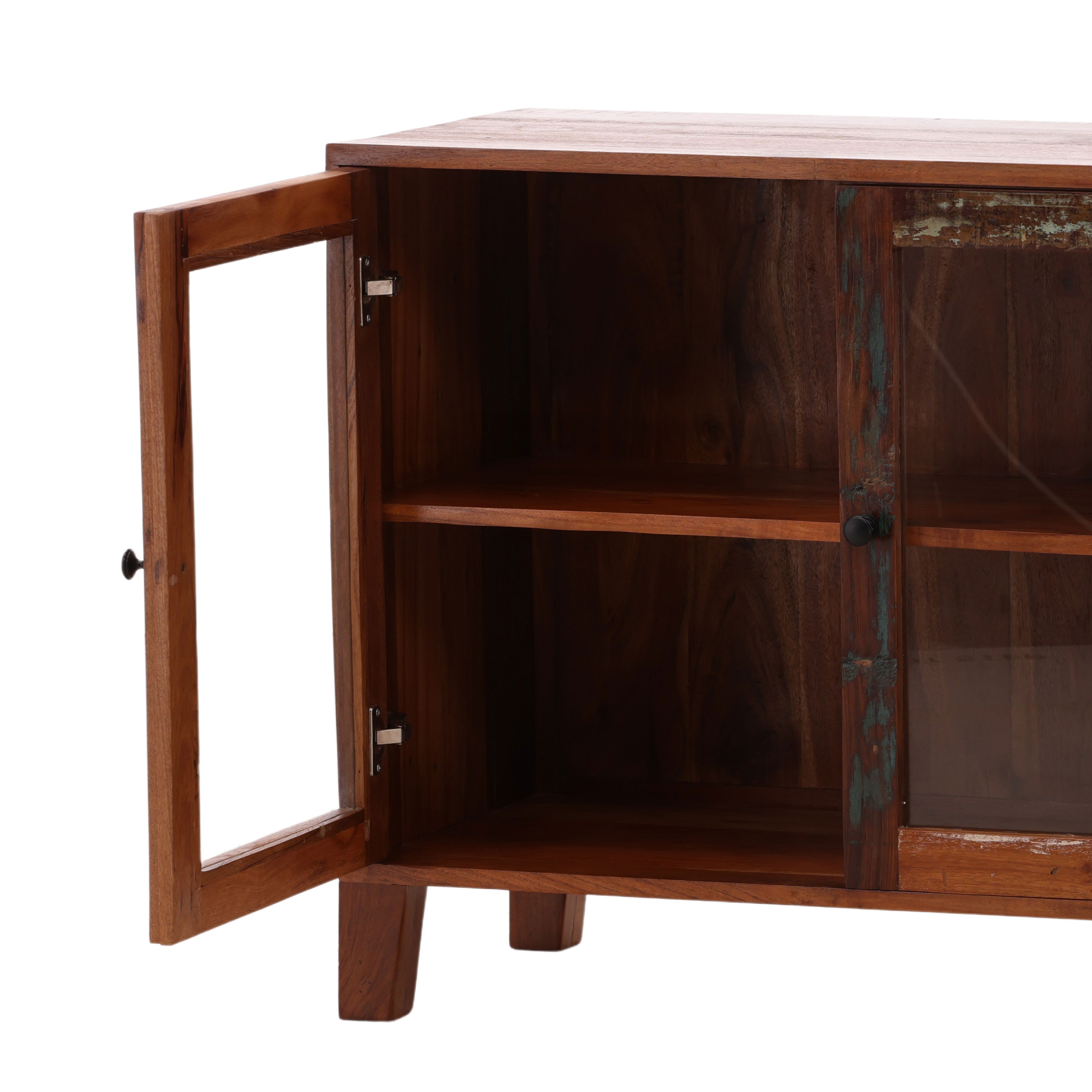 Persea Sideboard Brown, Sideboards & Buffet by Dovetail, 78" width x 32" height x 18" depth View 6