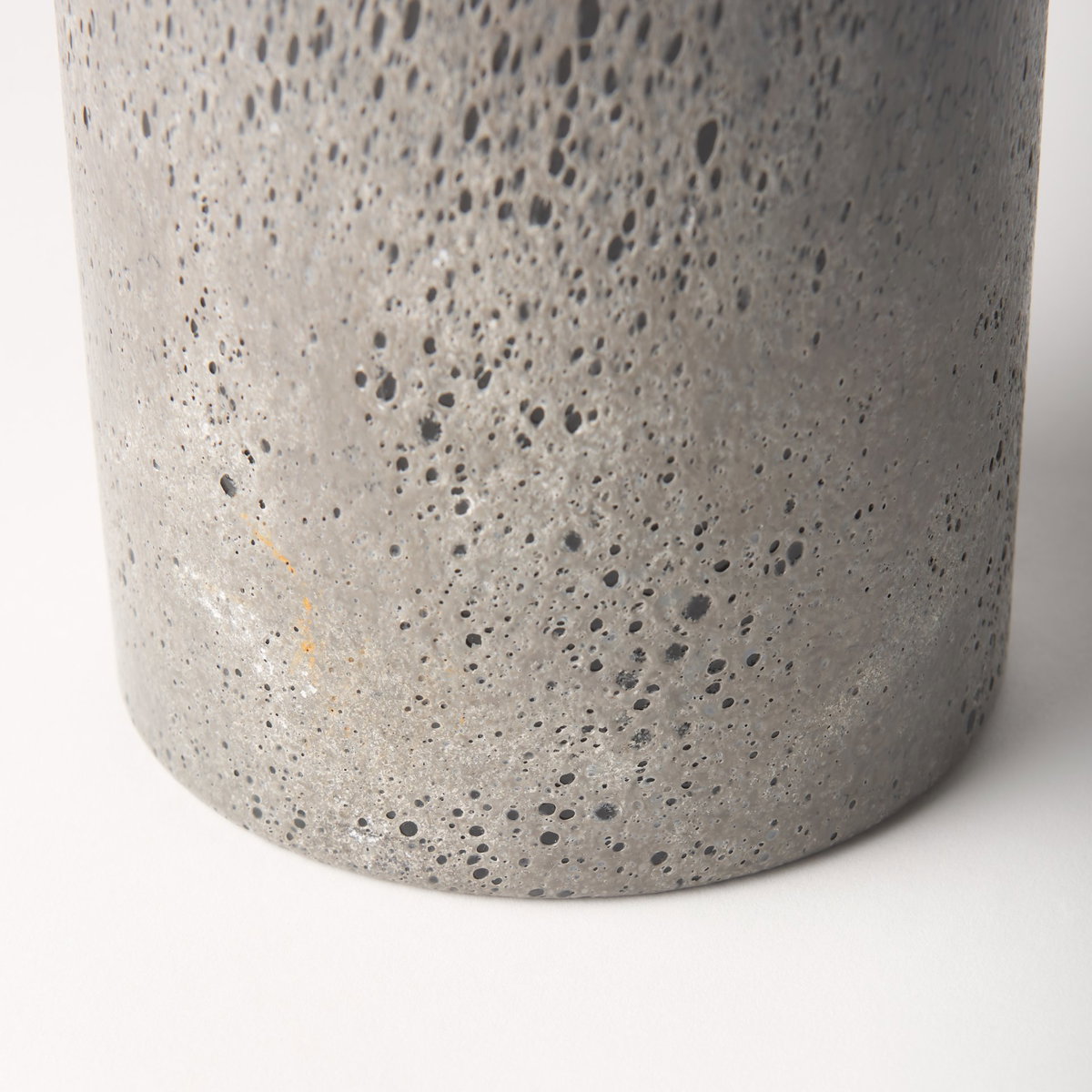 Emu Short Black with Gray Vase, by Mercana, 5.2" length x 5.2" width x 10.08" height View 11