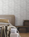 Cascade Palm Chevron Onyx Wallpaper thumbnail 2