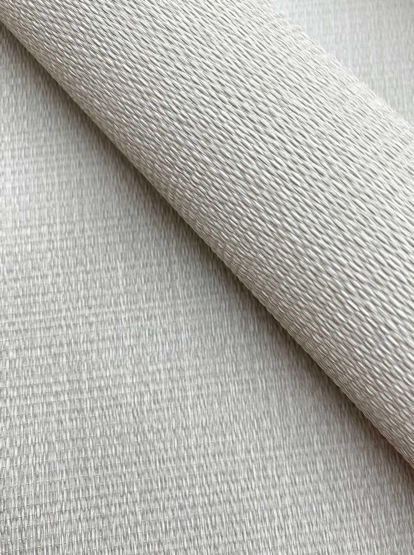 Bali Basketweave Warm Grey Wallpaper large image 