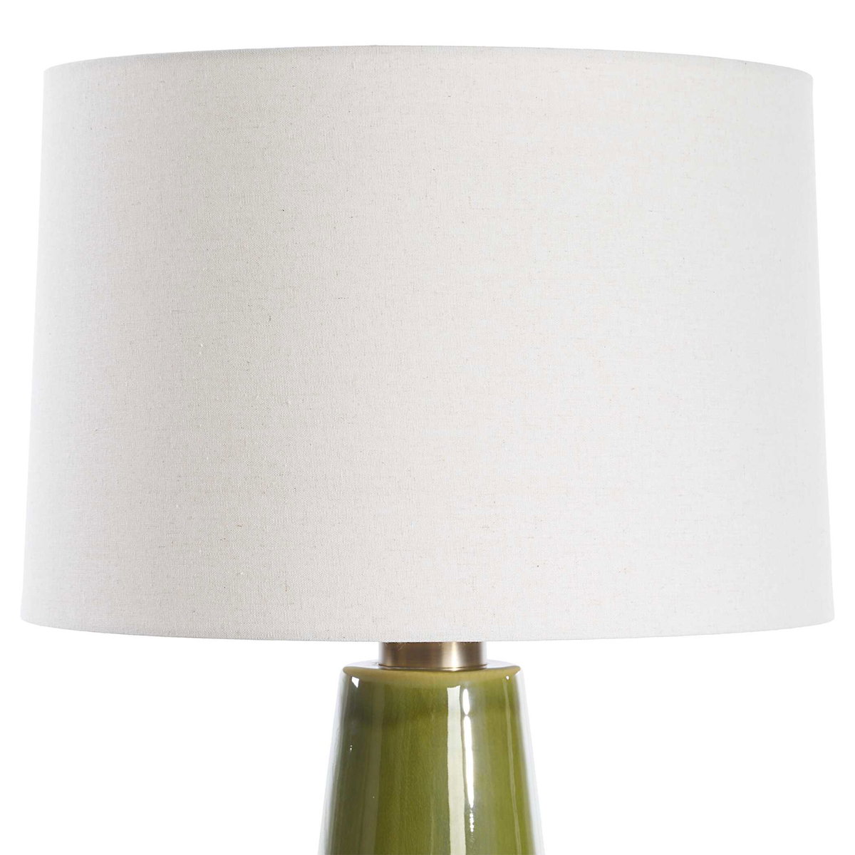 Kelley Moss Green Table Lamp, by Uttermost, 18" width x 28.75" height x 18" depth View 6