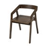 Nicholas I Onyx Brown Solid Wood Dining Chair thumbnail 0