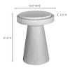Book Accent Table White, Side & End Table by Moe's Home, 16" width x 21" height x 16" depth thumbnail 7