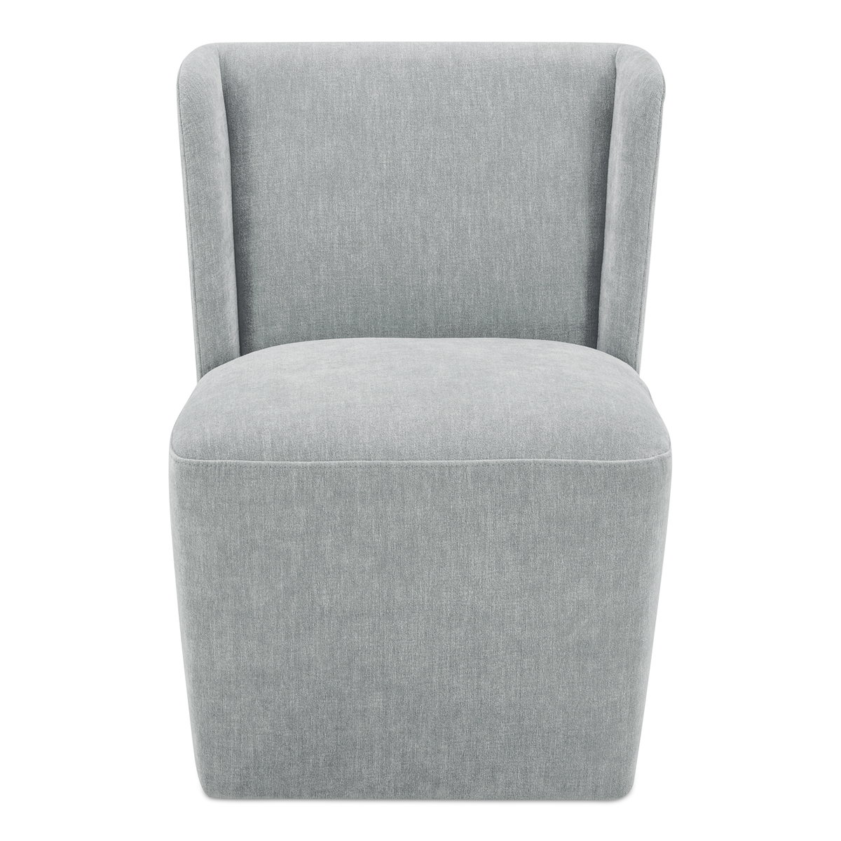 Cormac Rolling Dining Chair Slate Green, by Moe's Home, 24" width x 33" height x 26" depth View 1