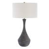 Helston Dark Charcoal Table Lamp, by Uttermost, 19" width x 34" height x 19" depth thumbnail 6