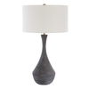 Helston Dark Charcoal Table Lamp, by Uttermost, 19" width x 34" height x 19" depth thumbnail 6