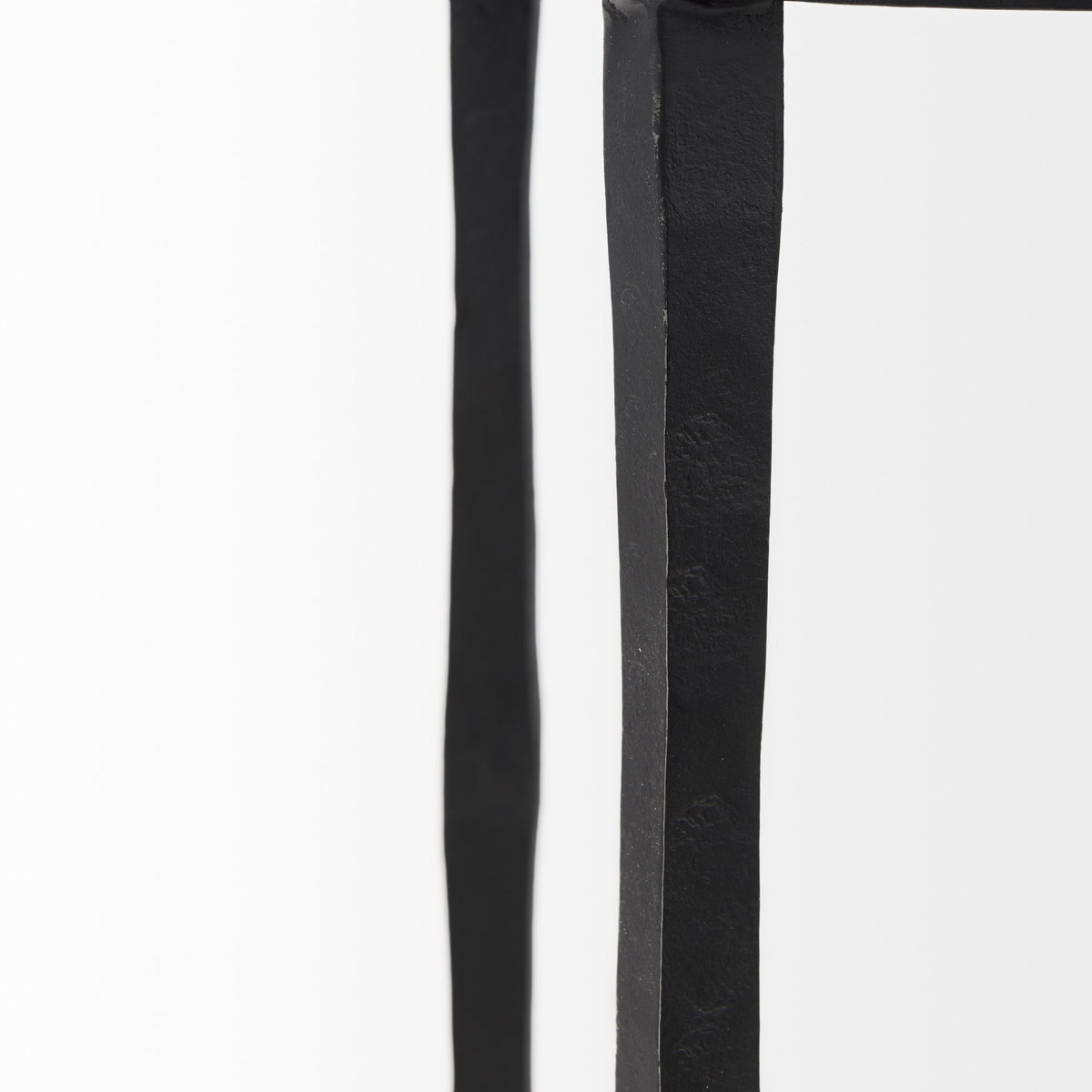 Timothy 16.0L x 16.0W X 20.0H Ebony Black Iron Side Table, Side & End Table by Mercana, 16" length x 16" width x 20" height View 12