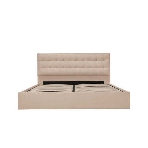 Sebastion Queen Storage Bed Cream