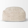 Khloe Large Cream Pouf thumbnail 3