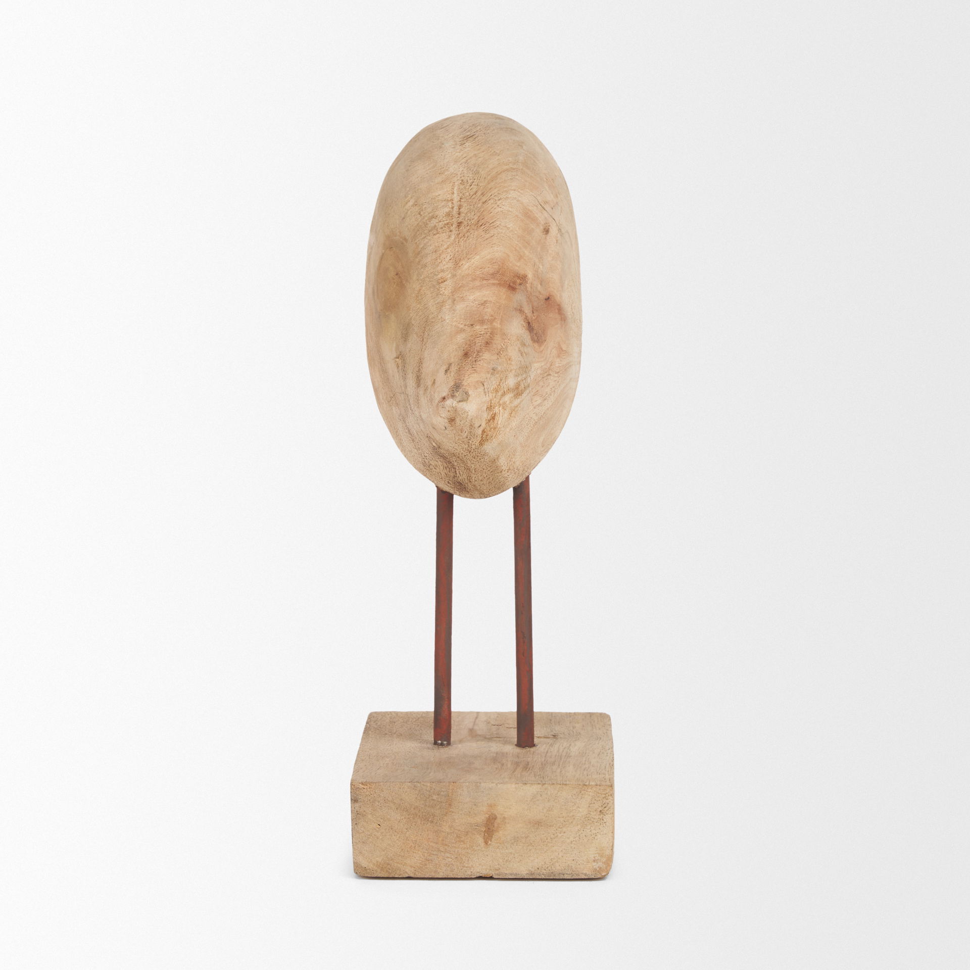 Riri Wooden Bird Decorative Object, by Mercana, 11" length x 3.54" width x 10.5" height View 8