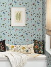 Butterfly House Light Blue Wallpaper thumbnail 1