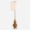 Sienna Caramel Glass Buffet Lamp thumbnail 0