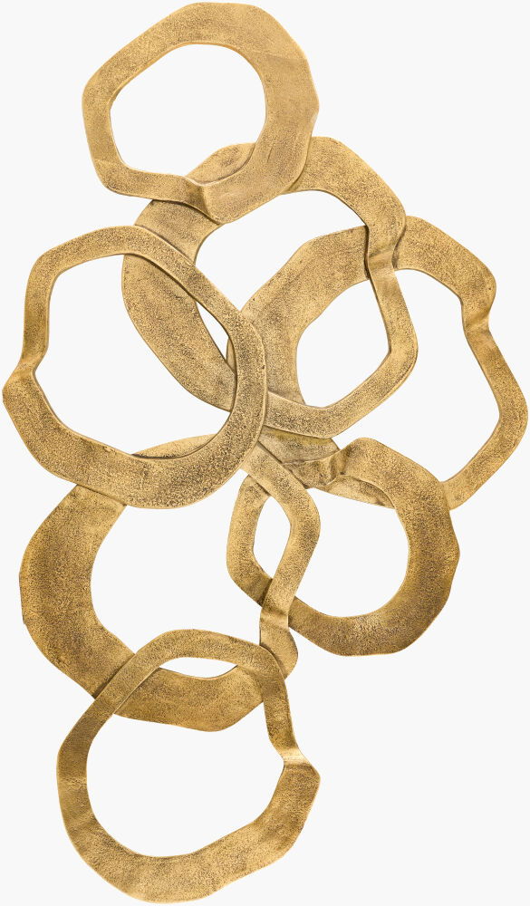 Cronus Wall Sculpture, Sculptural Wall Art by Surya, 46" width x 28" height