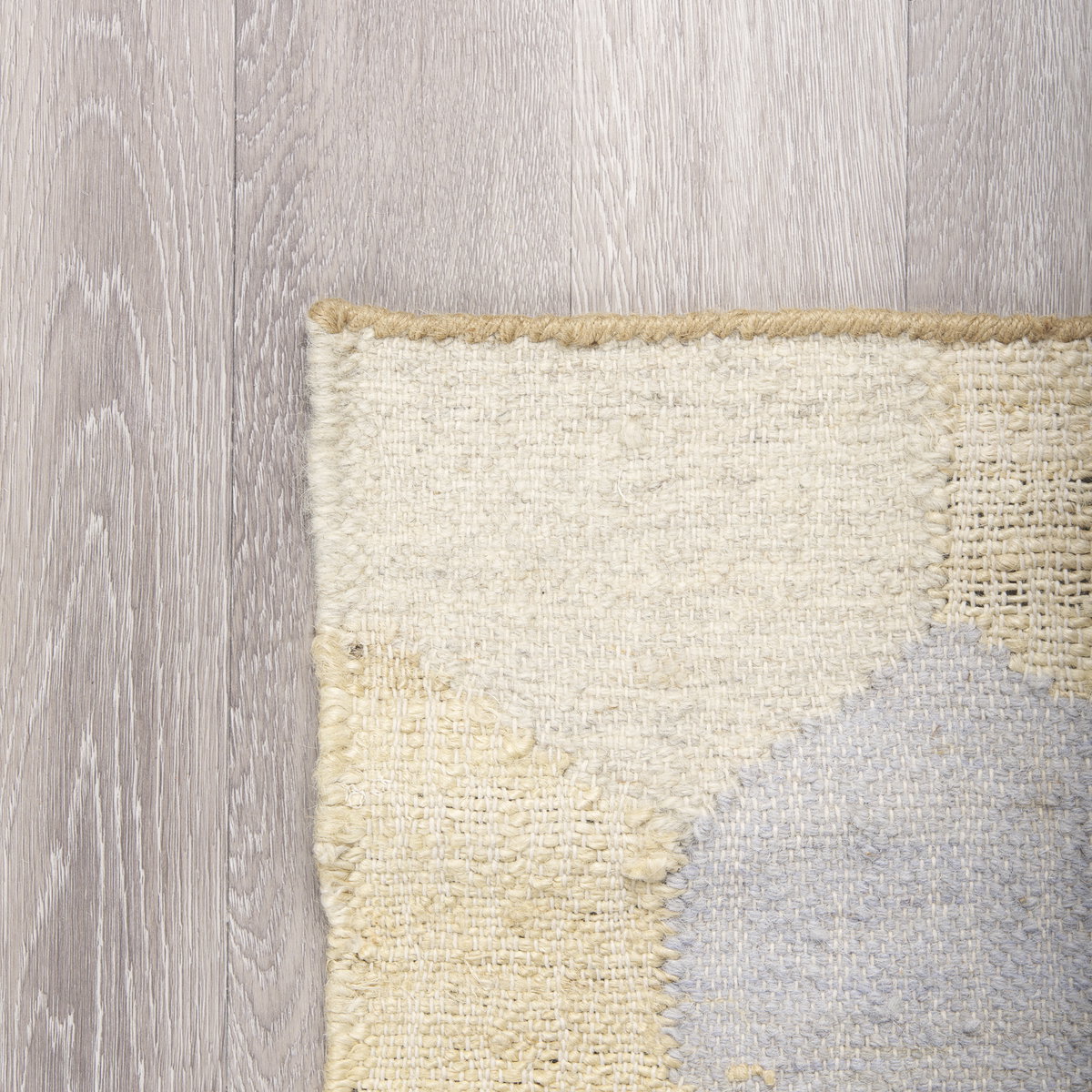 Mayson 5x8 Cream Multi-Colored Honeycomb Pattern Area Rug, by Mercana, 8' length x 5' width x 0.98" height View 4