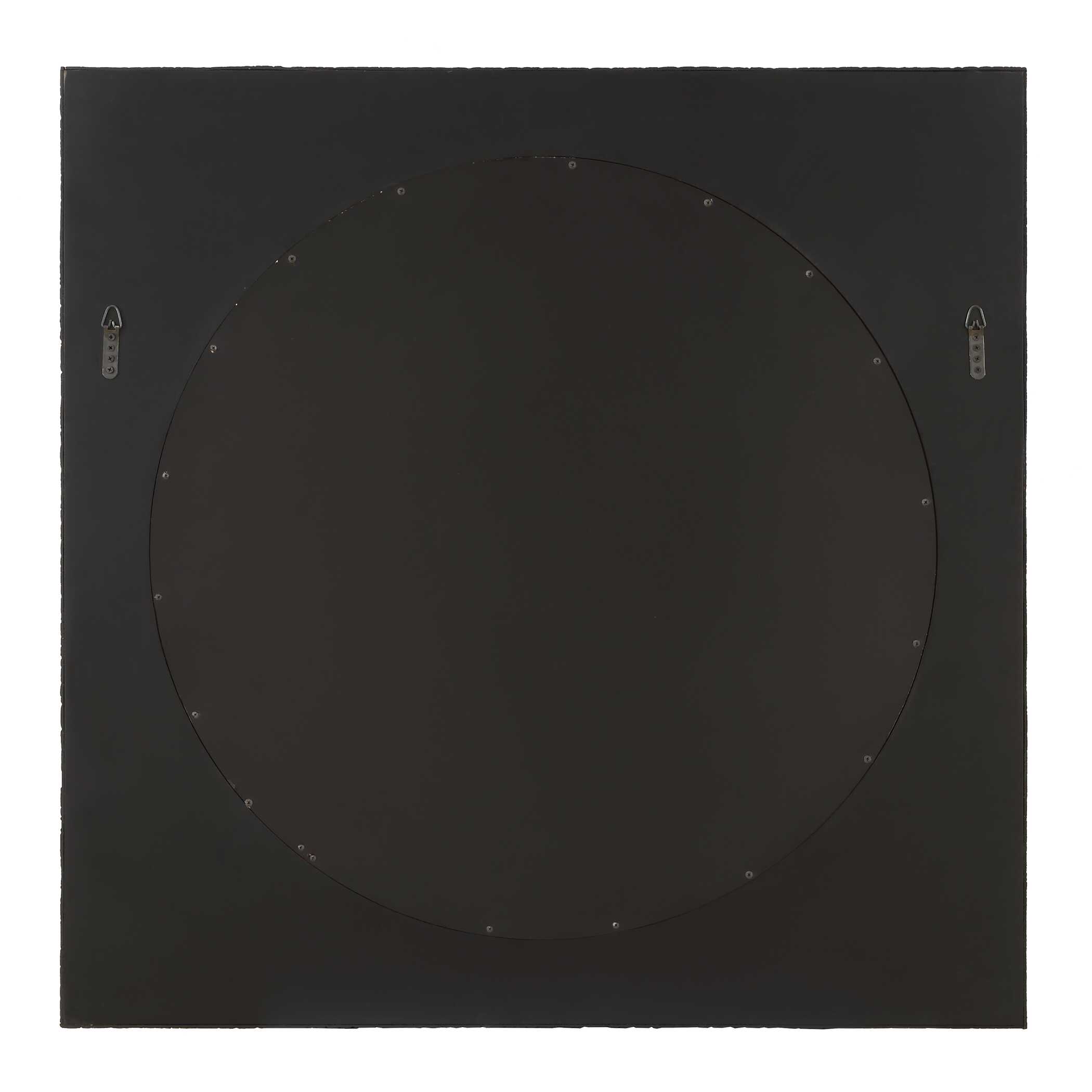 Ember Black Square Mirror large image 