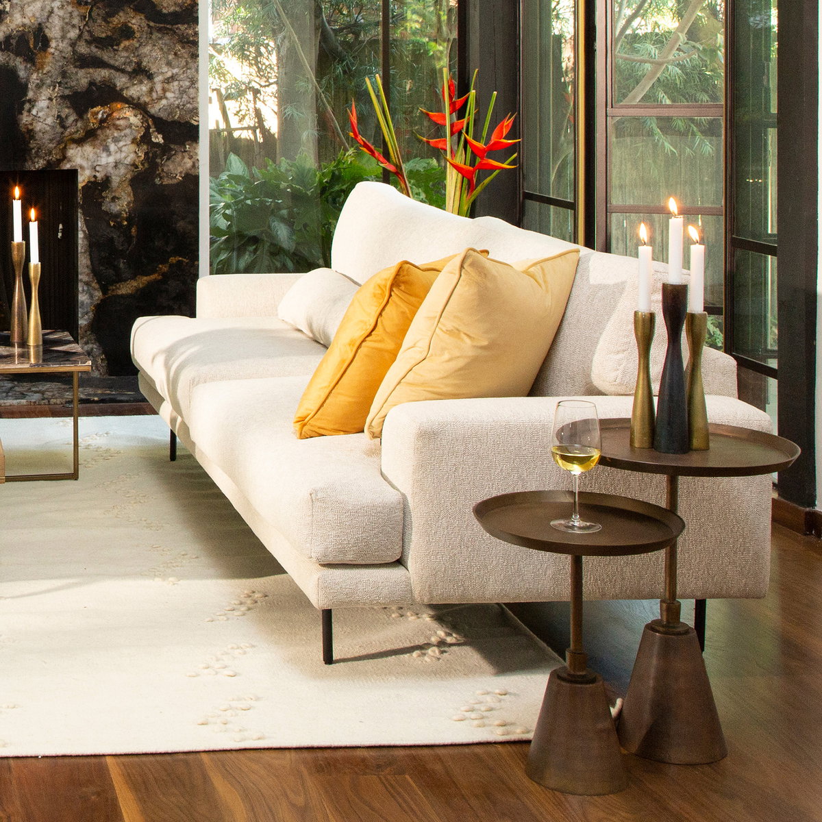 Sunbury Side Table 16', Side & End Table by Dovetail, 16.5" width x 22.5" height x 16.5" diameter x 16.5" depth View 3