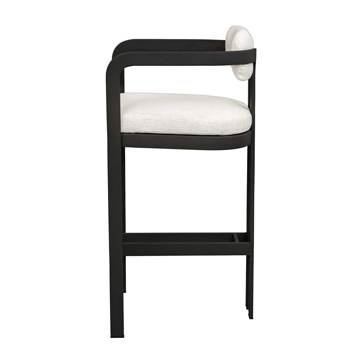 Kalmar Outdoor Bar Stool, Outdoor Stool by Uttermost, 1'8" width x 3'4.2" height x 1'8" depth View 5