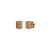 Theo Two Drawer Nightstand, by Moe's Home, 19" width x 19" height x 19" depth thumbnail 9