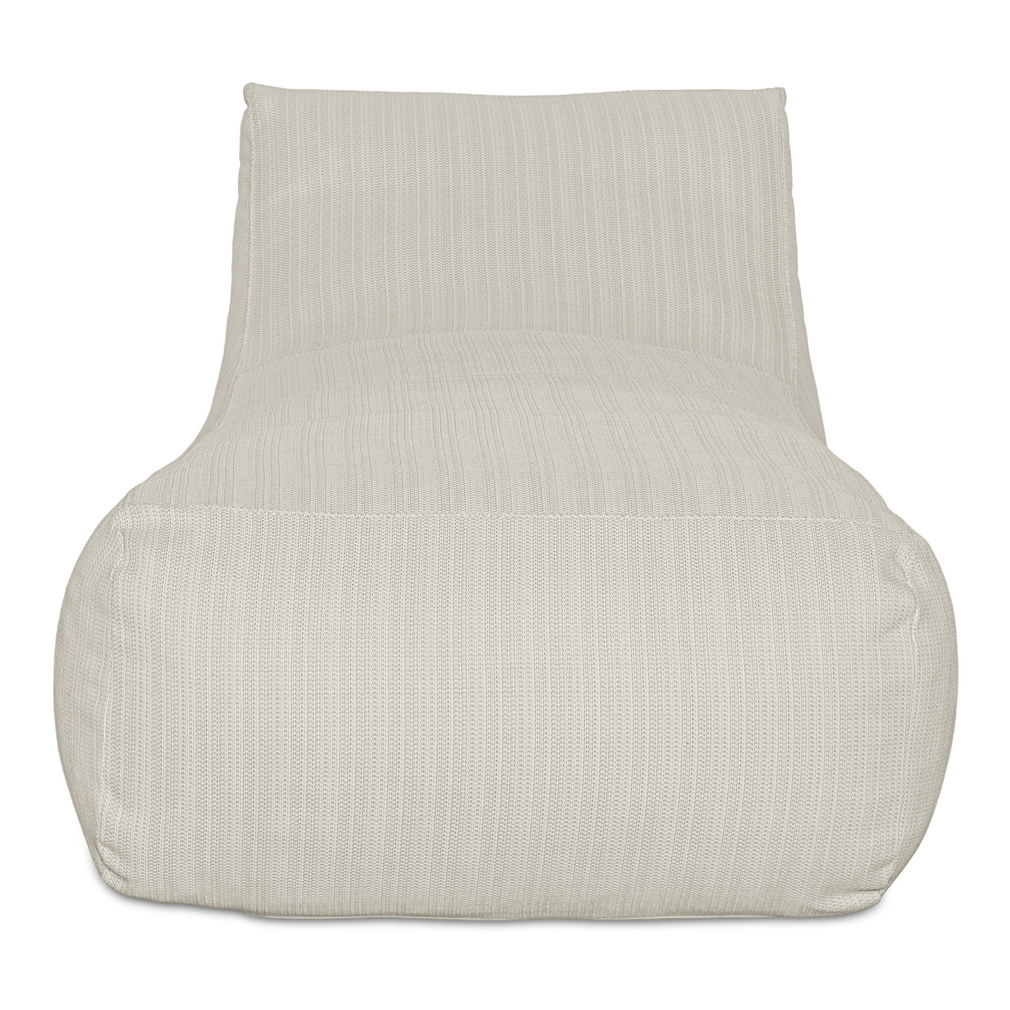 Lirio Outdoor Chaise Cream, Chaise Lounges & Daybed by Moe's Home, 39" width x 31.5" height x 78" depth View 1