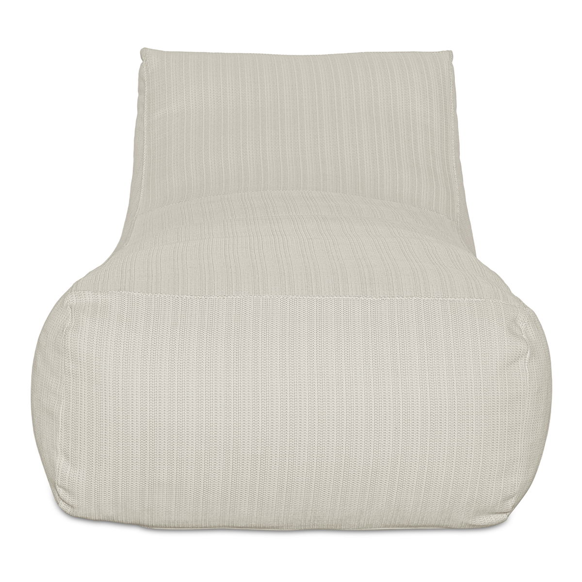 Lirio Outdoor Chaise Cream, Chaise Lounges & Daybed by Moe's Home, 39" width x 31.5" height x 78" depth View 1