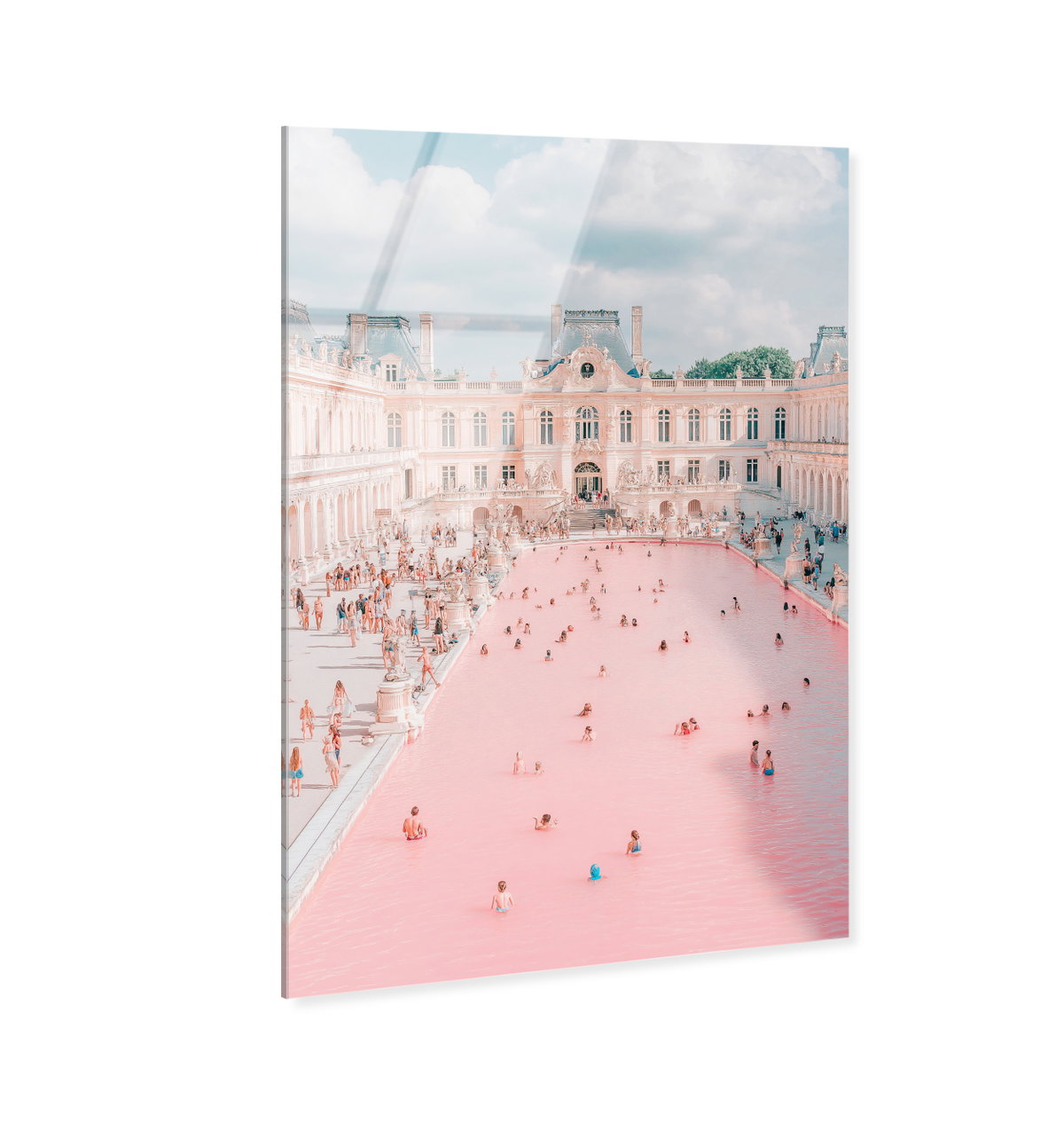 Pink Pool (No Embellishment), Art by Oliver Gal,  20x30 View 2