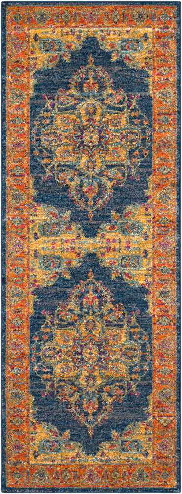 Harput Machine Woven Rug, by Surya, 7'3" length x 2'7" width